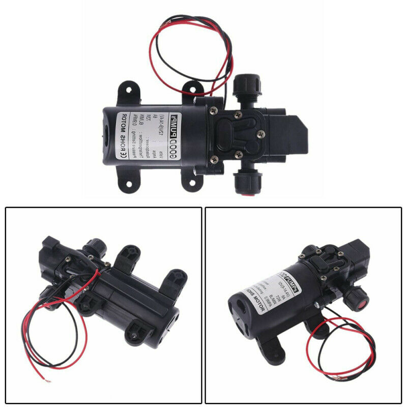 12V DC 130PSI 6L/Min 70W Water High Pressure Diaphragm Self Priming Pu CJY
