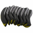 10 pcs / set Golf Iron Hoods, Pole cover Set (Gray + yellow) K4Z5