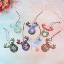 Cute Antlers Shape Car Perfume Papers Hanging Pendant Car Air Freshe ME
