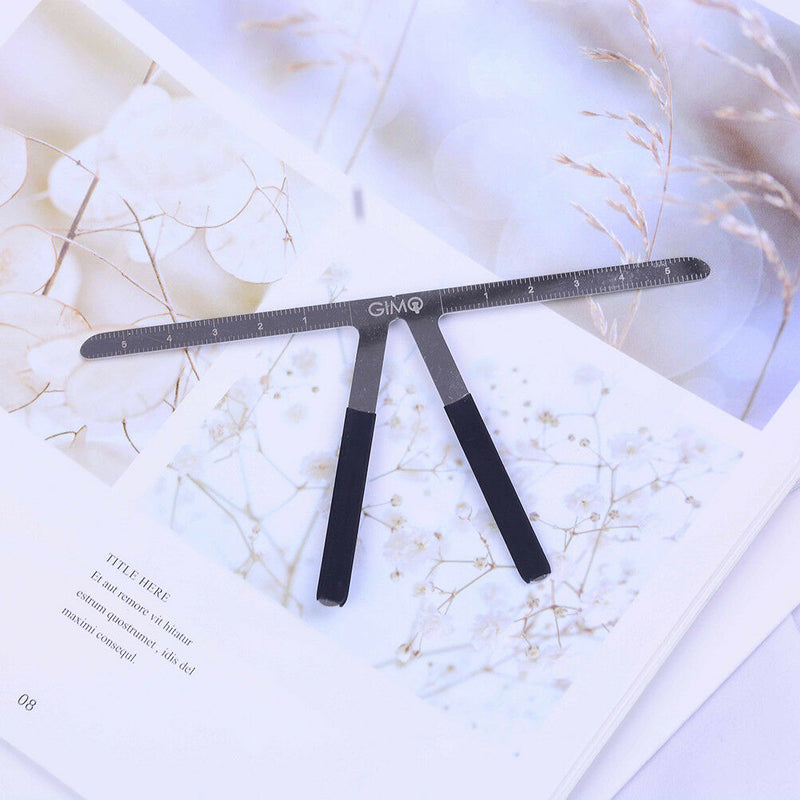 Microblading Eyebrow Stencil Makeup Reusable Measuring Shaper Tattoo RulerHP