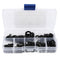 250Pcs Black Nylon Washer Flat Washer Assortment Kit M2 M2.5 M3 M4 M5 M6 M8