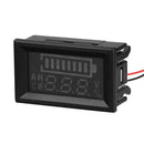 5-100V Digital Double Display Voltage Lead Acid Battery Electricity Meter
