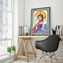 5D DIY Special Shaped Diamond Painting Religious Cross Stitch Mosaic Kit