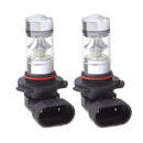 2pcs Ice Blue H10 9145 100W Auto Car Head Light Lamp LED Bulb Quick Response