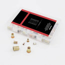 165pcs Mixed Zinc Plated Carbon Steel Rivet Nut Threaded Insert Nut set M3