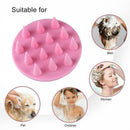 Silicone Shampoo Scalp Shower Body Washing Hair Massage Brush Massager Comb M6O0