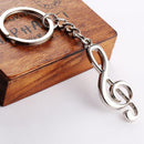 Metal Musical Note Key Ring Keyfob-Keyring Music Symbol Keychain fashion Gift