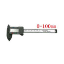 Digital Caliper, 100mm 4 inch LCD Digital Electronic Carbon Fiber Vernier C