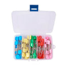 1 Box (100pcs) 2 Inch Assorted Color Plastic Head Pins Baby Safety Pins Dia G9T5
