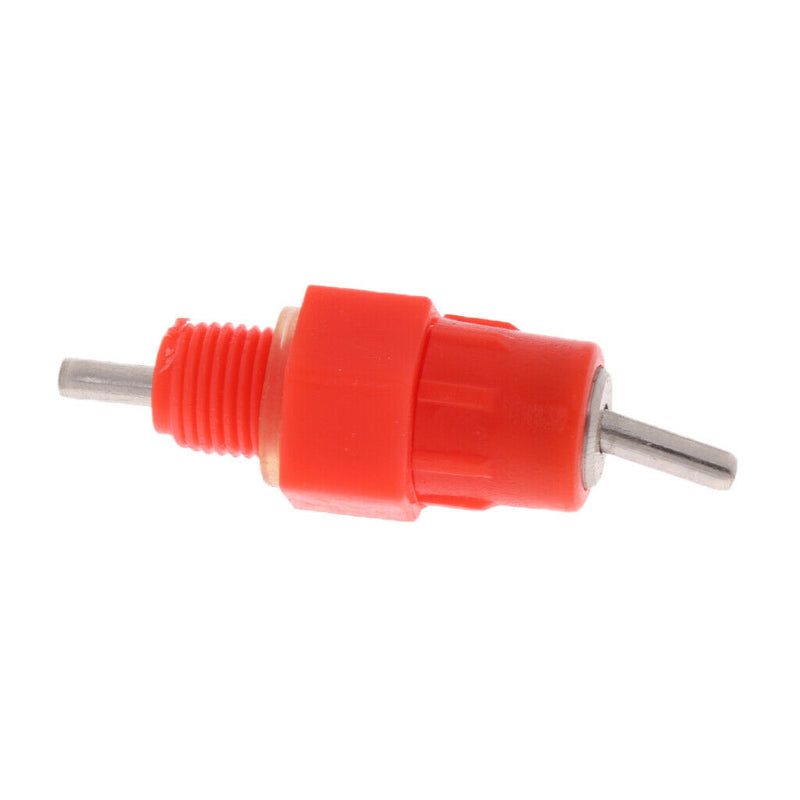 20x Automatic Chicken Water Nipple Drinker Feeders Poultry Screw Style Red
