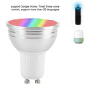 WiFi Smart Light Bulb GU10 6W RGBW WiFi LED Dimmable Light Cup Alexa for Go D2Q8