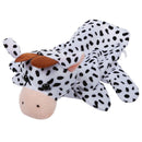 Black and White Dairy Cow Hand Puppet Finger Puppets H4J7