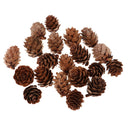 20pcs Pine Cones Party Decor Living Room Ornament Festival Favors