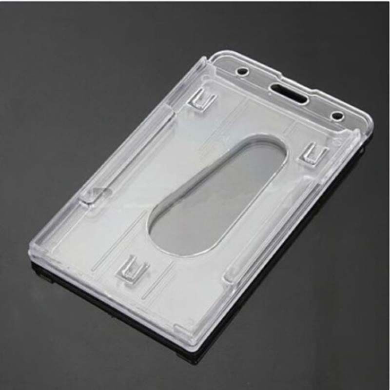 Carte d'identitÃƒÂ© en plastique porte-badge transparent ID couvercle horizonta  Gw