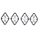 4pcs Wall Socket Bottom Box Cassette Repair 86mm Type Wall Switch Bottom BoS Ew