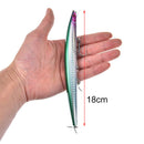 1pc 18cm/26g minnow fishing lures plastic baits hard lures bass crank baits OZ