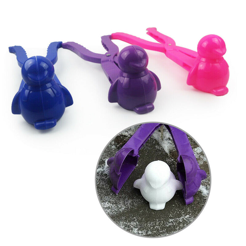 Penguin Snowball Maker Clip Snow Sand Ball Mold Tool Snowball Clip Random