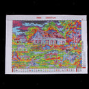 14CT Cottage Farm Goat Cross Stitch Stamped Kits Embroidery Needlepoint 14CT