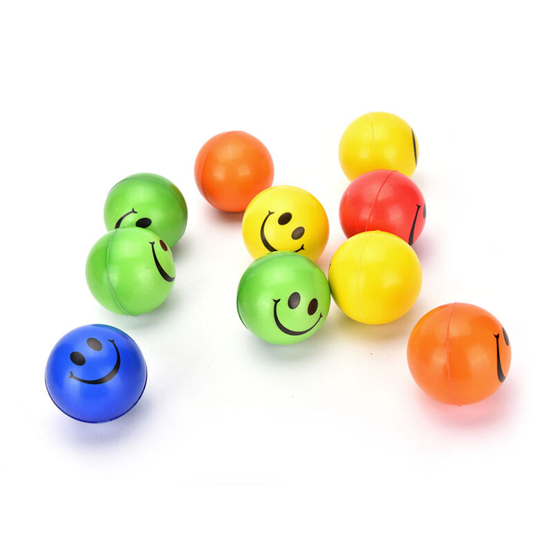 6.3 Squeeze Ball Smile Face Hand Wrist Exercise Stress Relief Venting Bal VGTEUS