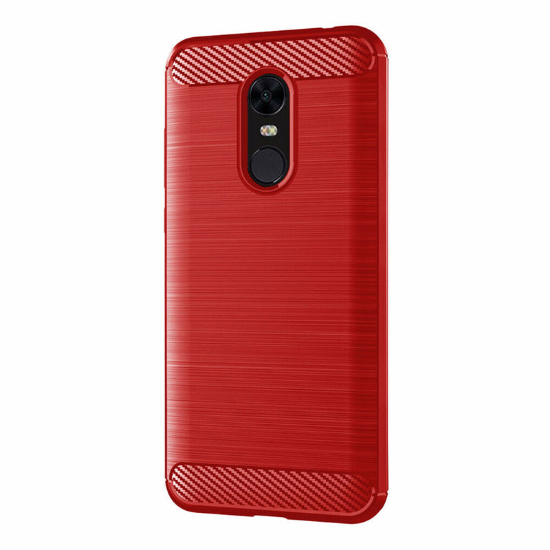 Cellphone Soft Case Silicone Anti-fall Protective Cover for Redmi 5 Plus/Note 5