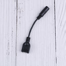 DC power supply usb2.0 A female to 5.5x2.1mm female jack extensions cord cableES