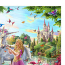 2Pcs Fantasy DIY 5D Diamond Painting Cartoon Embroidery Kit For Room Decor