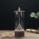 Time Hourglass Ceramic Backflow Incense Holder Incense Burner Windshield Co