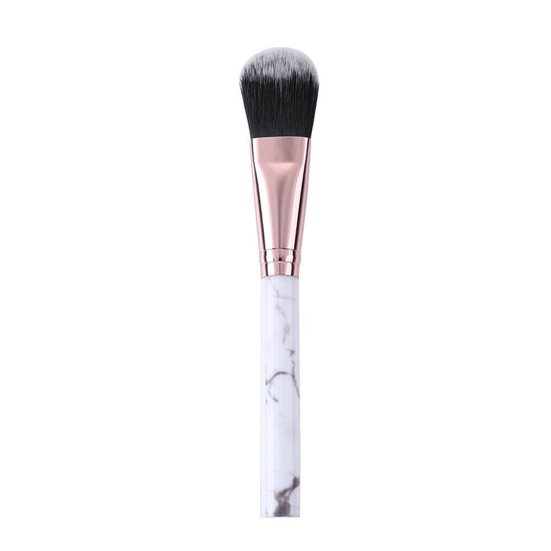 Foundation Brush Flat Concealer Blender Makeup Brush Cosmetic Tool (White)