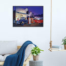 5D DIY Full Drill Square Diamond Painting Gas Station Cross Stitch Mosaic