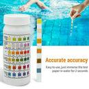 50x 6 In1 Swimming Pool SPA Test Strip Chlorine PH Alkalinity Hardness C6W3