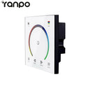 LED Touch Panel Dimmer Wall Switch Modulator For RGB Bulb 5050 3528 Strip Lights