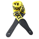 Adjustable Guitar Strap Yellow Leather Ends Acoustic Classical Guitar Bass  I2E9