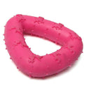 Rubber Pet Dog Puppy Cat Dental Teething Healthy Teeth Gums Triangular Chew