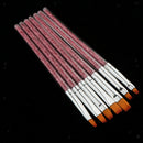 Pro Lots 7Pcs Nail Art UV Gel DIY Pen Kit Liner Painting Drawing Brushes Set