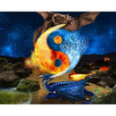 5D DIY Full Drill Diamond Painting Dragon Cross Stitch Embroidery Craft