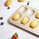 12Cup Shell Shaped Nonstick Madeleine Pan Carbon Steel Mold Baking Mould To D6E3