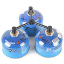 Camp Gas Adapter Gas Tank Cylinder to 3 Gas Stove Lamp Connected Camping Coo OZ