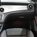 Carbon Fiber Assistant Driver Storage Box Trim Car Stickers For Mercedes A