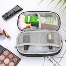 Simple Black Oxford Stationery Pouch Large Capacity Cosmetic Zippers Bag