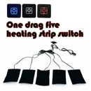 Electric Heating Cloth Pad Thermal Clothes Heated Jacket Mobile Gear Warmin T6G5