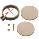 10x Mini Embroidery Hoop Ring Wooden Cross Stitch Frame Set For Hand Crafts DIY