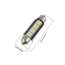 21pcs Car Interior Accessories Car Dome Door Footwell License Plate LED Bulbs