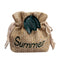 5X(Summer Beach Women'S Woven Bag Handmade Shoulder Bag Rattan Tote Purse  Y3D5)