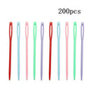 100x Children Kid Plastic Needle Tapestry Binca Sewing Wool Yarn Knitti MBW