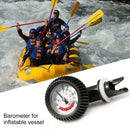 Air Pressure Gauge 5 PSI Thermometer Connector for Inflatable Boat Kayak