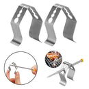 2x Universal Meat Thermometer Probe Clip - BBQ, Grill, and Oven Ambient Temp