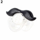 Funny Mustache Baby Boys Girl Infant Pacifier Orthodontic Dummy Nipples LJ