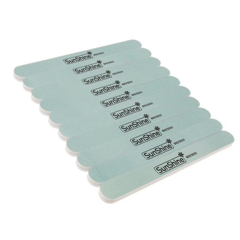 10 Pieces Nail Art Manicure Acrylic Gel Tip Polish Buffer Polish