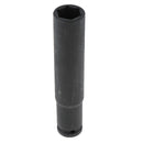 Square 1/2inch 6 Point Hex Ratchet Socket Adapter 21mm Impact Tool 150mm Long