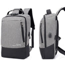 15.6Inch Anti Theft Laptop Backpack Security Lock Oxford Usb Charge Large B